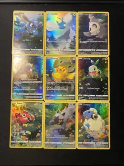 Pokemon TCG Crown Zenith Galarian Gallery NM Full Art Set 9 GG26 - GG34 Pikachu - Image 3