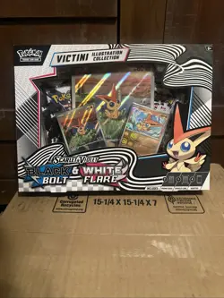 Pokemon Black Bolt White Flare Victini Illustration Collection NEW - Image 1