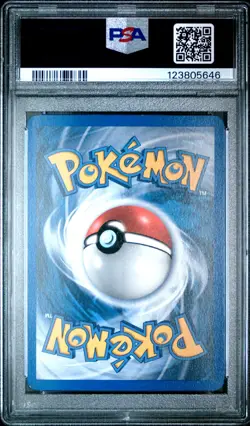 2005 POKEMON EX EMERALD #14 GROUDON-REVERSE FOIL PSA 8 - Image 2