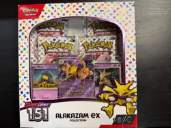 Pokemon TCG 151 Scarlet & Violet Alakazam ex Collection Box Factory Sealed - NEW - Image 1