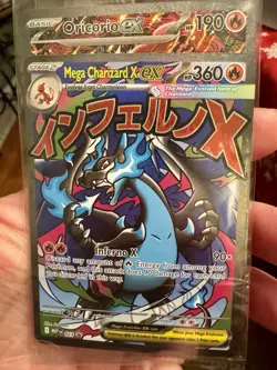 SEALED Mega Charizard X ex + Oricorio ex Promo Charizard UPC Pokemon TCG - Image 3