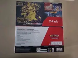 (2 BOXES) Pokemon Surging Sparks ETB + Booster Bundle Costco 2-pack - SEALED! - Image 3