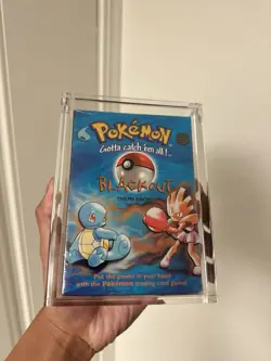 1999 Pokemon Blackout Theme Deck Factory Sealed With Case - Image 1