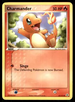 2004 EX - FireRed & LeafGreen Charmander Basic/Common #57 - Image 1