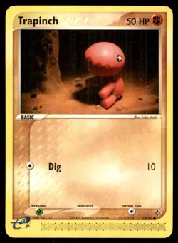 2003 EX - Dragon Trapinch Basic/Common #78 - Image 1