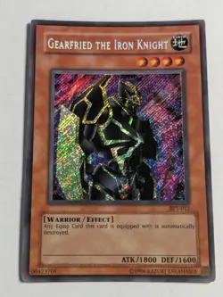 Yugioh Gearfried the Iron Knight BPT-012 Secret Rare - Image 1