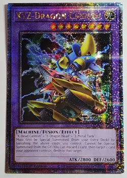 Yugioh XYZ-Dragon Cannon MP24-EN011 Quarter Century Secret Rare 1st Ed (ALT Art) - Image 1