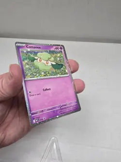 Pokemon Card TCG: Cottonee MEP #018 Cosmos Holo Black Star Promo 2025 - Image 2