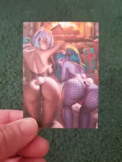 FANTASY BABES DUAL-SIDED CUSTOM WAIFU ANIME CARD - Image 4