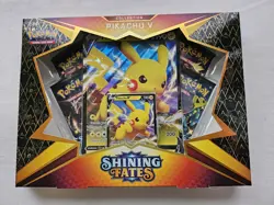 Pokemon TCG Pikachu V Box Shining Fates Pokemon Card Booster New & Sealed - Image 1