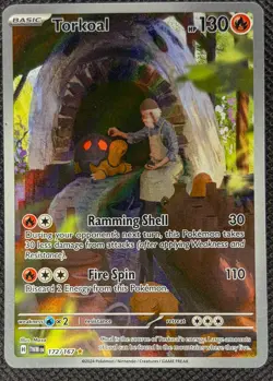 Torkoal 172/167 Illustration Rare | Twilight Masquerade | NM/M Pokemon Card - Image 1