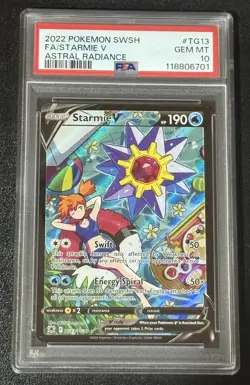 PSA 10 Starmie V TG13/TG30 Astral Radiance Alt Art Pokemon Card GEM MINT ?? - Image 1