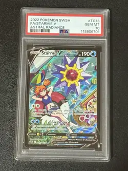 PSA 10 Starmie V TG13/TG30 Astral Radiance Alt Art Pokemon Card GEM MINT ?? - Image 2