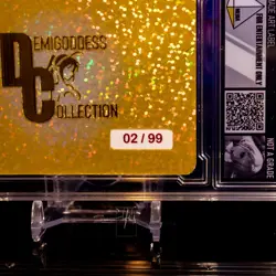 A2 NieR Waifu Trading Card Encased #02/99 Gold Foil Demigoddess Collection SLAB - Image 3