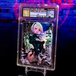 2B NieR Waifu Trading Card Encased #03/99 Gold Foil Demigoddess Collection SLAB - Image 1