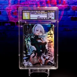 2B NieR Waifu Trading Card Encased #03/99 Gold Foil Demigoddess Collection SLAB - Image 2