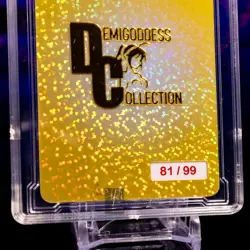 Tifa Lockhart Waifu Card Encased #81/99 Gold Demigoddess Collection SLAB FF7 - Image 4
