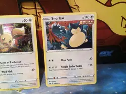 Pokemon tcg eevee and snorlax black star promo cards pokemon tcg - Image 2