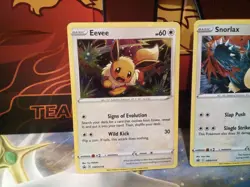 Pokemon tcg eevee and snorlax black star promo cards pokemon tcg - Image 3