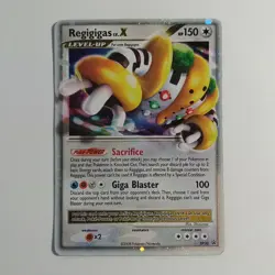 Regigigas LV. X DP30 Diamond and Pearl Black Star Promo Pokemon Card - Image 1