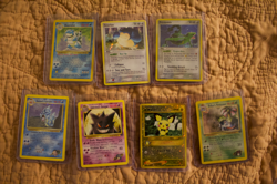 vintage pokemon TCG cards lot holo, japanese, rare cards - Image 1