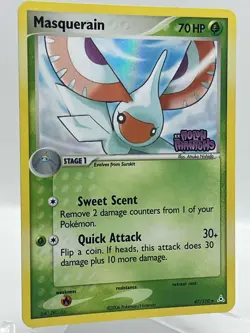 Masquerain 47/110 EX Holon Phantoms Reverse Holo 2006 Vintage Pokemon TCG Card - Image 2