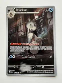 Pokemon TCG Froslass Twilight Masquerade Holo Illustration Card 174/167 - NM / M - Image 1