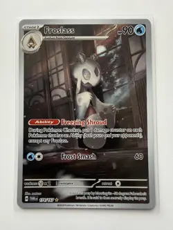 Pokemon TCG Froslass Twilight Masquerade Holo Illustration Card 174/167 - NM / M - Image 3
