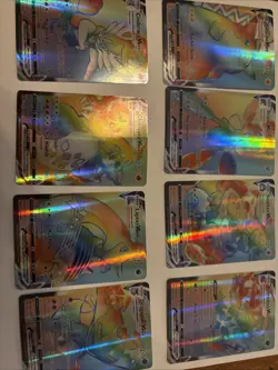 Multiple (8) Rainbow Pokemon Cards Value $300+ Great For Teens Ages 8-14 - Image 1