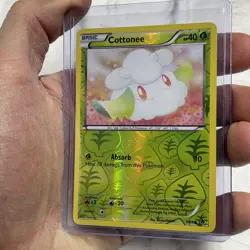 Cottonee - 9/98 - Common - Reverse Holo NM, English Pokemon Emerging Powers Card - Image 2