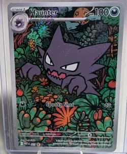 Haunter 027 Mega Evolution Black Star Promo Illustration Rare Pokemon Card NM ?? - Image 1