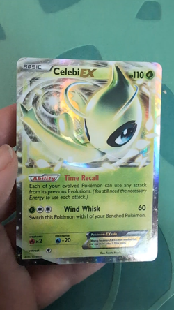Celebi EX Pokemon TCG 9/149 Full Art Holo Rare Boundaries Crossed NM or better - Image 2