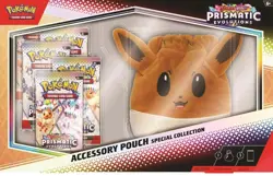Pokemon Prismatic Evolutions Accessory Pouch SEALED - Image 1