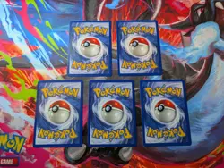 Lot of (5) Kabuto 1st Edition Fossil Set 1999 Pokemon 50/62 VLP EX AVG - Image 2