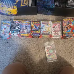 Open Pokemon tcg Lot Etb Booster Packs - Image 5
