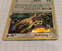 Pokemon Delcatty SM132 LP Black Star Promo Prerelease Stamp SM Celestial Storm - Image 3
