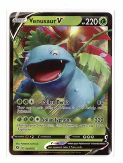 Venusaur V 01/73 Ultra Rare Holo Champion's Path Pokemon TCG - Image 1