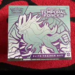 Pokemon TCG Scarlet & Violet Temporal Forces Elite Trainer Box New Sealed - Image 1