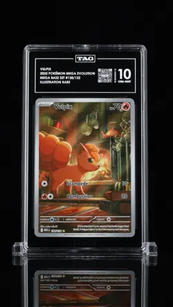 TAG 10 - Vulpix 138/132 Illustration Rare - Pokemon Mega Evolution Base Set - Image 1