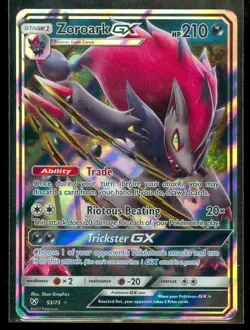 Pokemon ZOROARK GX 53/73 - Shining Legends - ULTRA RARE HOLO - MINT - Image 1