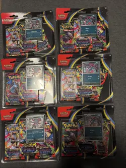 Pokemon Phantasmal Flames 3-pack Blisters Weavile/Sneasel New Sealed Lot Of 6 - Image 1