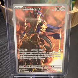 Pokemon TCG 2025 Zamazenta 201/182 Destined Rivals NM - Image 1