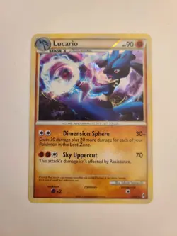 Pokemon TGC 2011 Lucario Call of Legends 14/95 Shattered Ice Holo Near Mint - Image 2