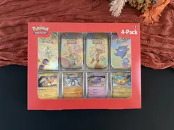 Pokemon TCG Scarlet & Violet 151 Mini Tin 4-Pack Sam’s Club New IN HAND - Image 1