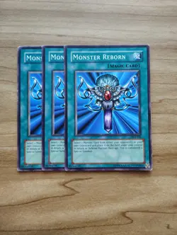 Yu-Gi-Oh! - Monster Reborn 3X - Full Playset - Image 1