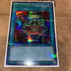 Yugioh TBC1-EN001 Pot of Greed Ultra Parallel Rare MINT - Image 1