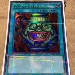 Yugioh TBC1-EN001 Pot of Greed Ultra Parallel Rare MINT - Image 3