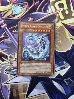 (YBL) Yu-Gi-Oh! Cyber Laser Dragon DP04-EN003 Unlimited Editio MP/LP - Image 1