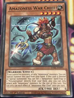Amazoness War Chief DABL-EN095 Common NM Yugioh - Image 1