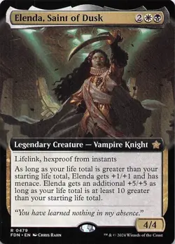 Elenda, Saint of Dusk (Extended Art) Foundations Regular - Image 1